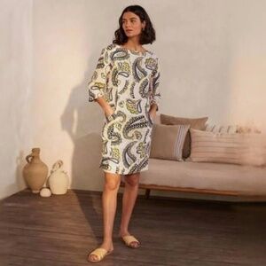 BODEN Laurie Linen Tunic Dress Size 6P